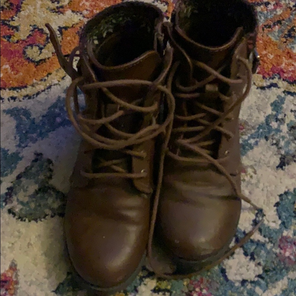 Brown boots
